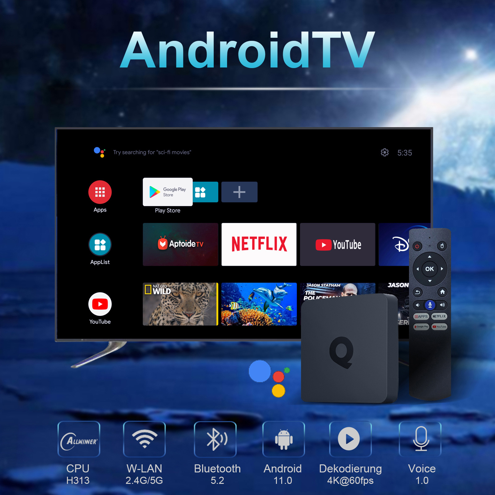IOTWE T95Q 8K Support Android1 - Radxa Rock 5B 16Gb 评论和价格